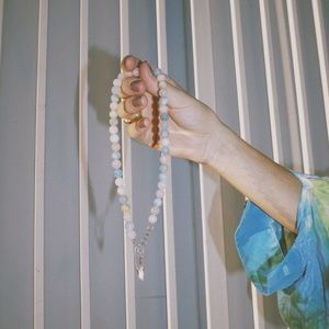 Pastel bead necklace